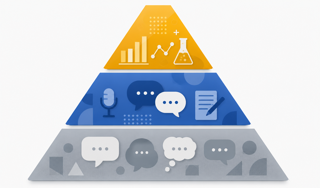 The Customer Evidence Pyramid: Why Most Founders Are Validating With the Equivalent of 'Trust Me Bro'